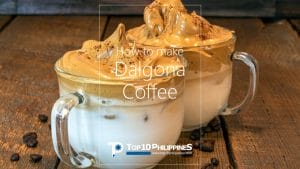 달고나 커피 dalgona coffee in the Philippines is popular