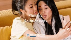 Two female Filipinos in a platonic relationship