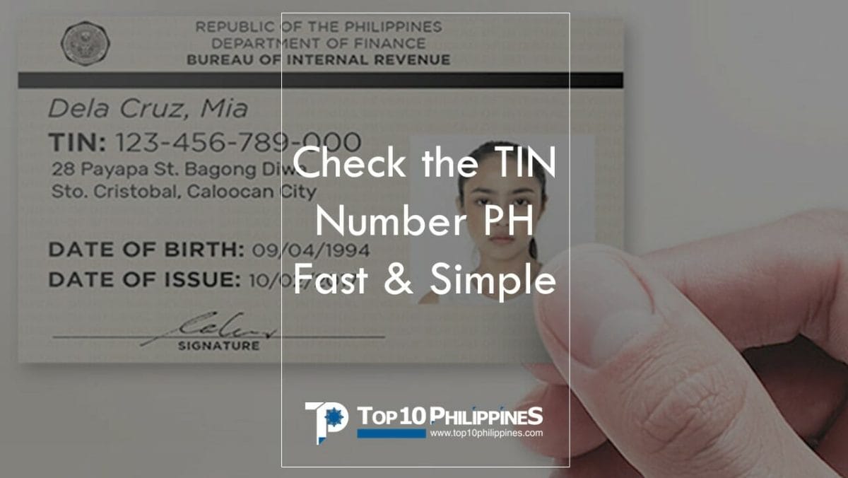 how to verify tin number philippines? How do I check if TIN is verified?