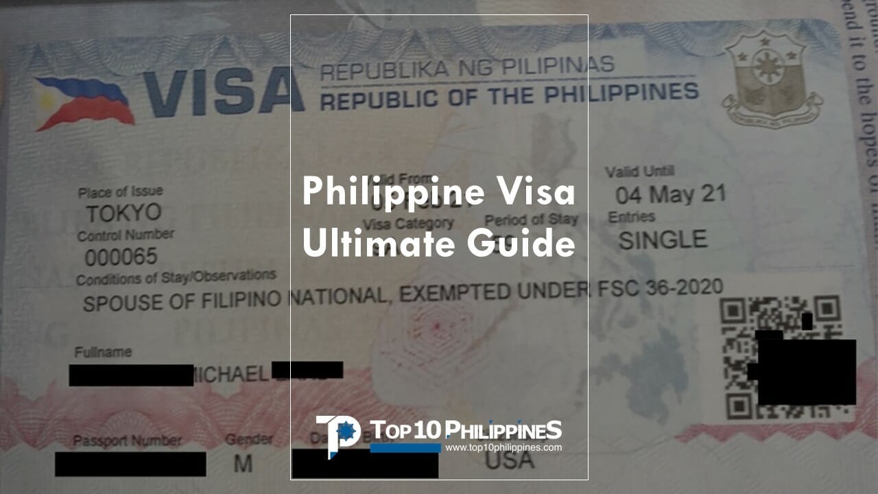 How long can a foreigner stay in the Philippines without visa? Temporary Visitor's Visa or Tourist Visa for Visiting the Philippines