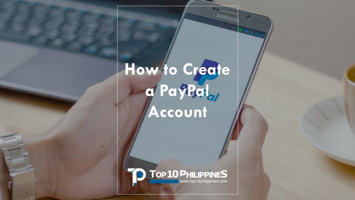 A Filipino is asking "What do I need to open PayPal in Philippines?" while he looks at his smartphone