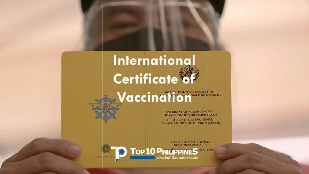 Guidance on International Certificate of Vaccination Yellow Card in the Philippines