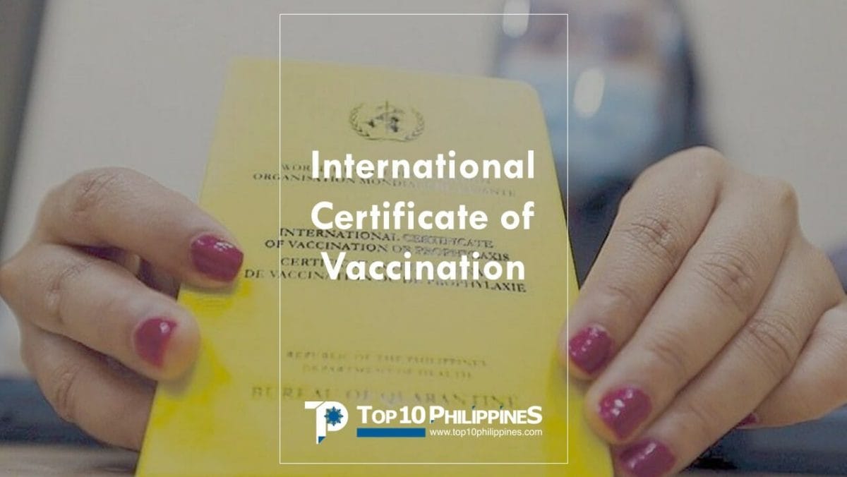 where can i get international certificate of vaccination in the philippines