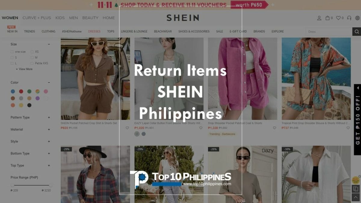 SheIn Return Policy Made Easy Philippines