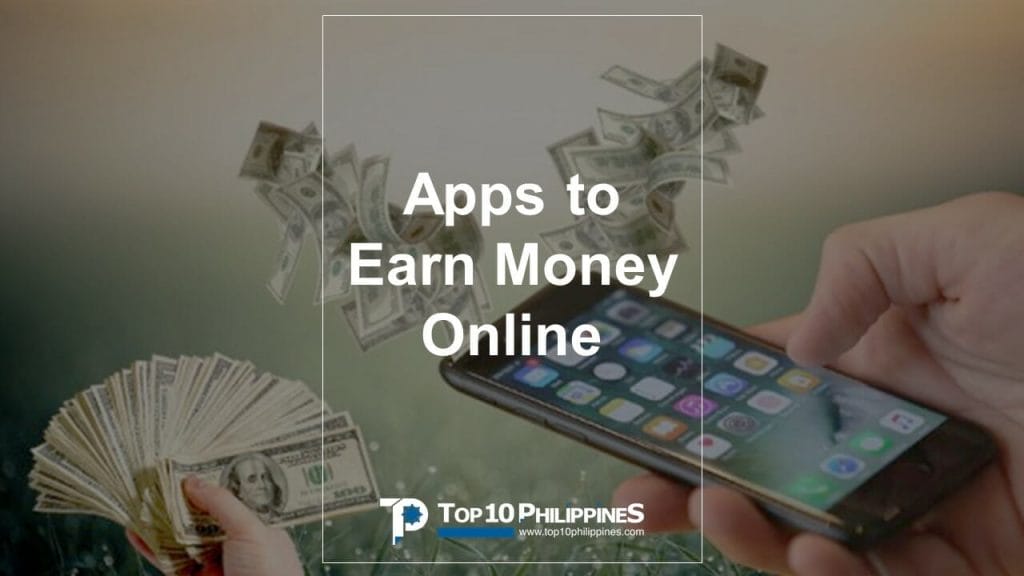 mobile phone app with money bills