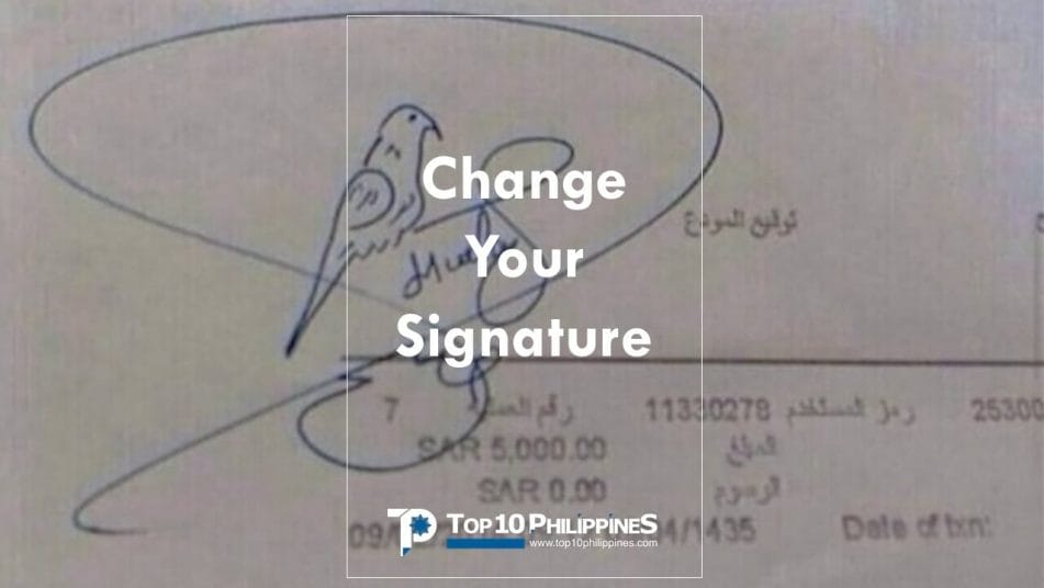 Is There a Procedure for Changing My Legal Signature?