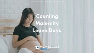 A pregnant Filipina calculating the maternity leave in the Philippines