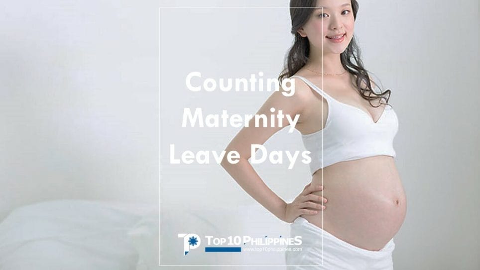 A pregnant Filipina calculating the maternity leave in the Philippines