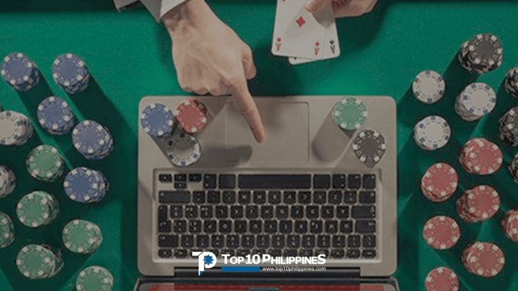 online casino, gambling, laptop, chips, cards